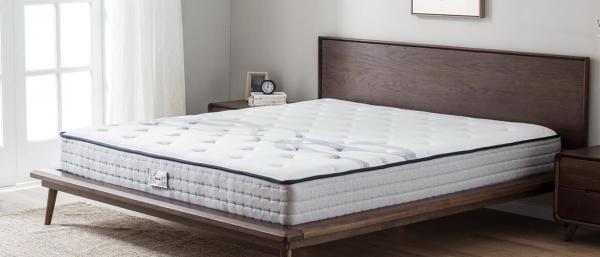 Buy cheap twin/full/queen white innnersping Latex Euro top spring mattress with independent pocket spring from wholesalers