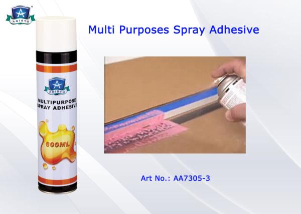 Professional Multi Purpose Spray Adhesive for Fabric / Wood / Glass , Acrylic