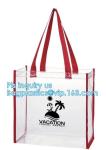 Promo PVC Plastic Shopping Handle Bag, Handling clear pvc blanket bags, handle