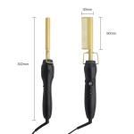 AC110V Portable Titanium Hair Curling Comb , Hair Hot Comb For Black Hair