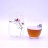 Buy cheap Angled Top 10oz Handmade Whiskey Glass With Color Logo Print from wholesalers