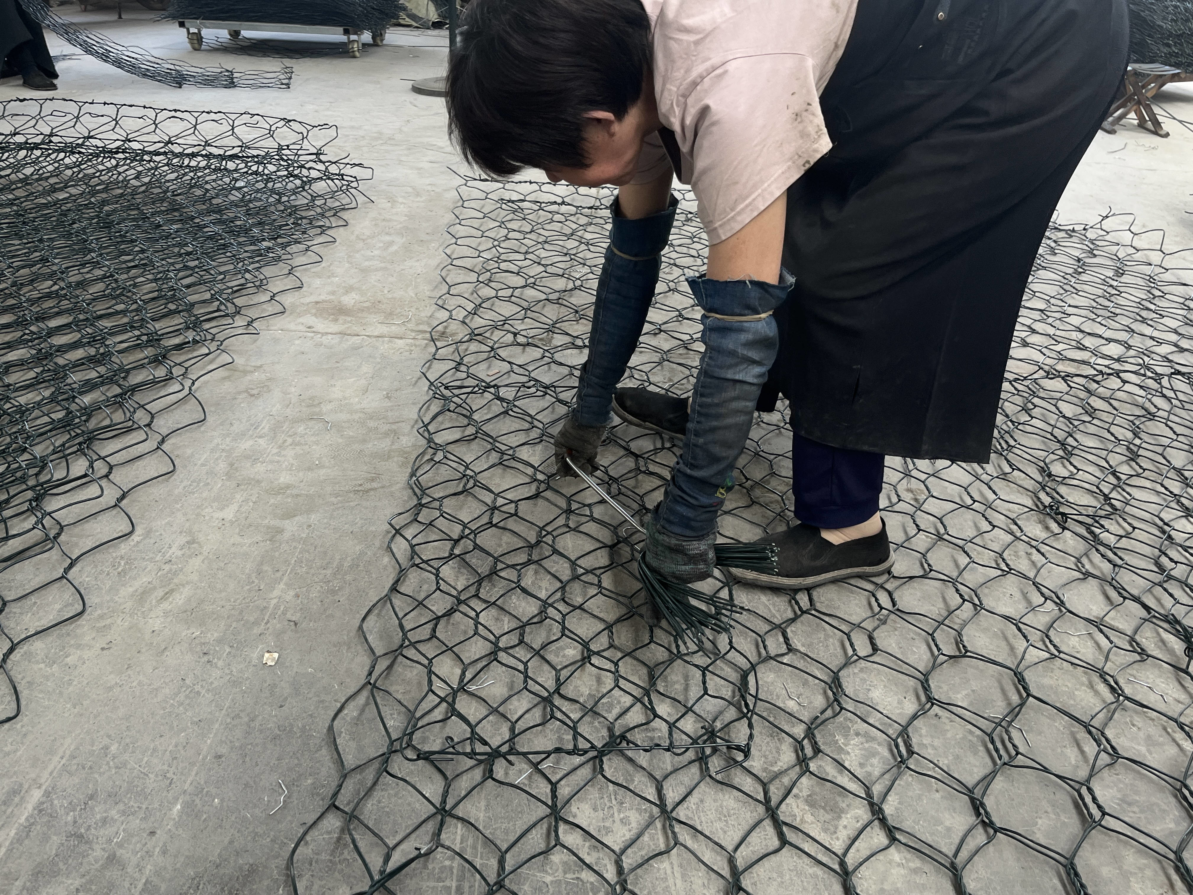 Pvc 6x8cm Galvanized Gabion Boxes 3.2mm Wire Diameter