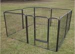 Welded Wire Mesh Outdoor Dog Kennel Durable Black Color Easy To Install