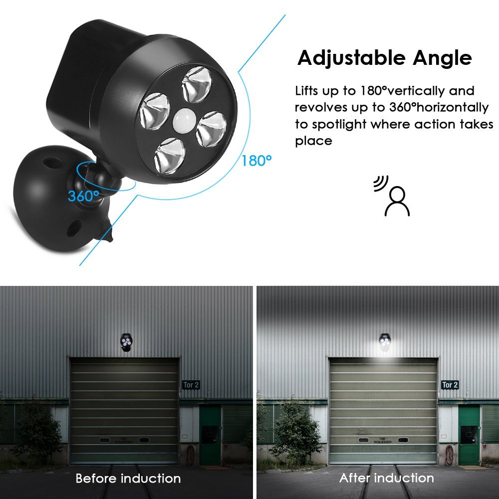 Battery Powered Security Light,Super Bright Night Light,Security Outdoor yard motion sensor light