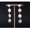Buy cheap Vintage Circle Earrings For Women Irregular Baroque Pearl Earring Natural Baroque Pearl Earring Jewelry Set Gift from wholesalers
