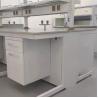 Buy cheap Steel Wood Lab Island Bench Goverment Laboratory Chemical Workbench ODM from wholesalers