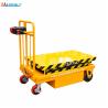 Buy cheap 400kg 950mm battery powered electric scissor lift platform cart from wholesalers