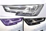 Color Change White To Purple Car Headlight Film TPU 6.5mil Photochromic
