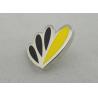Buy cheap Butterfly Clutch Hard Enamel Pin , 21 mm Zinc Alloy Material With Die Cast from wholesalers