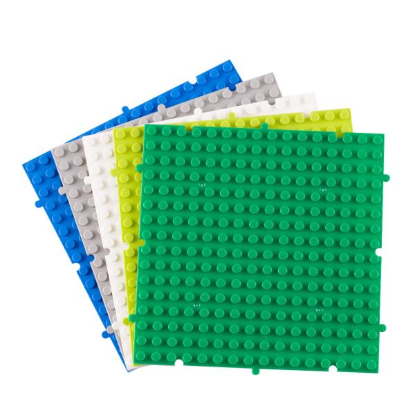 Buy cheap City construction educational toy 16x16 dots bottom splicing base plate building block from wholesalers