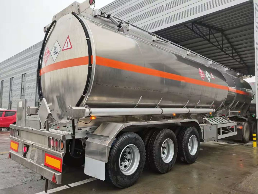 30m3 Diesel Transport Aluminum Alloy Engine 350HP Oil Tank Fuel Tanker Truck for Sale