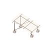 Buy cheap Frameless Steel Solar Structure Anti Corrosion Galvanized Panel Ground Mount Rack from wholesalers