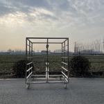 Customized Stainless Steel Tray Trolley For Bakery Machinery Bread