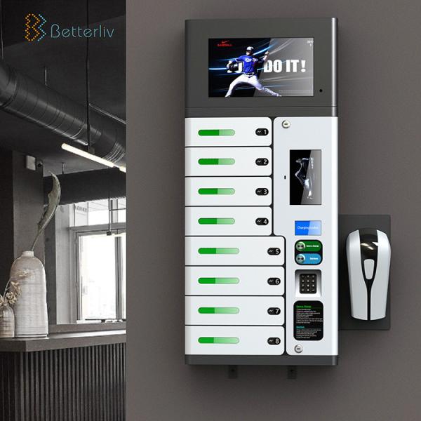 Buy cheap Pin Code Mobile Phone Charging Lockers , 144W Cell Phone Charging Station Lockers from wholesalers