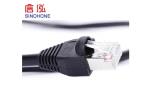 FTP 24 AWG Shielded CAT5E Cable PVC Jacket With RJ45 Connector