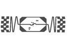 Wet Inlay E42 Impinji Monza 4 Chip Sticker Tag
