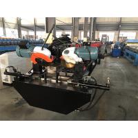 Buy cheap 0.9mm GI Steel Door Frame Making Machine With Fly Saw Cutting System product