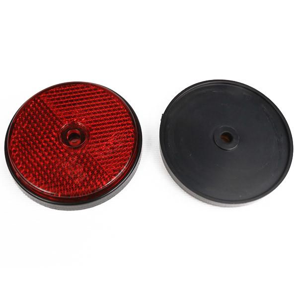 Buy cheap Screw Type Round Shape Truck Reflectors PMMA Material Red And Yellow Color from wholesalers