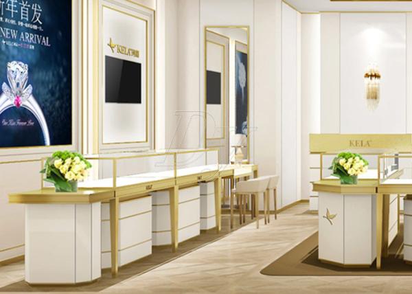 Buy cheap Modern Fashion Top Grade Jewellery Display Cabinets With Custom Made Logo from wholesalers