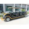 Buy cheap Black Classic Electric Cars , Sightseeing 8 Seater Club Car Electric Golf Cart from wholesalers