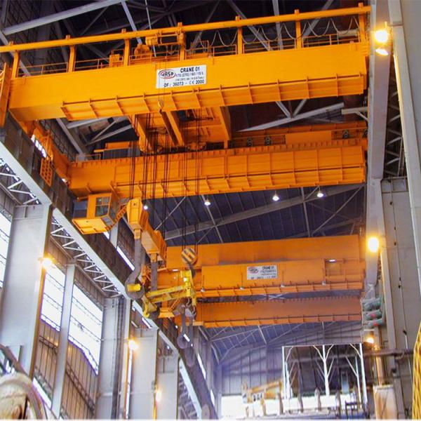 Buy cheap 10T Span 28M Double Beam Overhead Crane Casting Crane High temperature from wholesalers