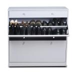 Space saving 35KG 83cm Width Wooden Shoe Storage Unit