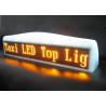 Buy cheap IP65 Asynchronous Wireless Taxi LED Display Top / HD Light led taxi roof signs from wholesalers