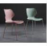 Buy cheap Polypropylene Pink Green Plastic Dining Chair Dustproof from wholesalers