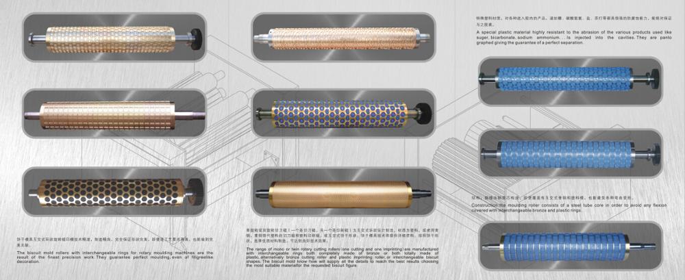 Biscuit Shape Mould Roller Forming Machine for Hard and Soft Biscuit Bakery biscuit mold