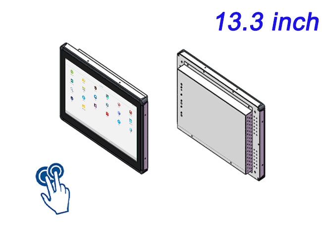 13.3-Inch Android Touch Embedded Monitor for Retail Displays, Industrial Control Systems, Smart Home Hubs, and Digital Signage