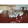 Buy cheap Stainless Steel Metal Art Sculptures Animals Hippopotamus 0.4 Meter Length from wholesalers