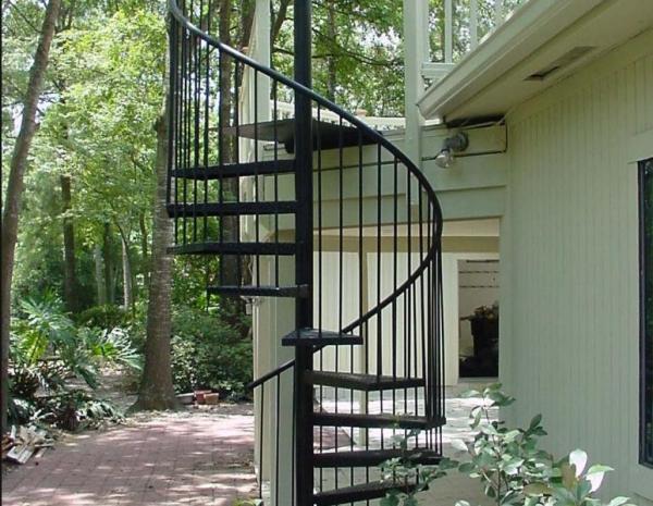 Buy cheap Wood/Metal Custom Spiral Staircase Custom With Stainless Balustrade Outdoor from wholesalers