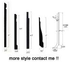 Black Vinyl Baseboard 30% Deposit 70% Balance Payment Term for Customer