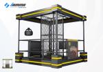 Black Yellow Virtual Shooting Simulator Theme Park Equipment With 2 Handles