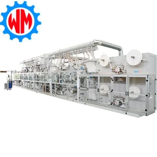 Full Automatic Intelligent Sanitary Pad Production Line With CE Sanitary Pad