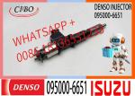 Diesel common rail fuel injector 095000-6651 8-98030550-1 For ISUZU 095000-8630
