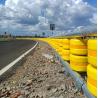 Buy cheap Stainless Steel ISO Roadway Traffic Safe Rolling Type EVA Traffic Barrier from wholesalers
