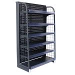 Free Standing Metal Gondola Display Rack For Shop Store Supermarket Equipment