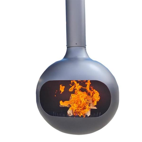 Buy cheap French Villa Hanging Real Fire Steel Special-Shaped Wood Burning Fireplace from wholesalers
