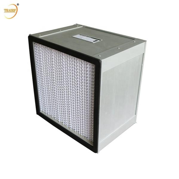 Buy cheap Galvanized Steel Frame Deep Pleat HEPA Filter HEPA Box Filter 4KG from wholesalers