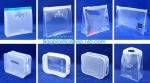 Promotional PVC Toiletry bag with zipper and slider, Underwear packing bag