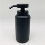 Mat Black color round Polyresin Bathroom Accessories with black ABS parts