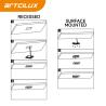 Buy cheap Magnetic LED Cabinet Spotlight 100LM/W Luminous Ressessed / Surface Mounted from wholesalers