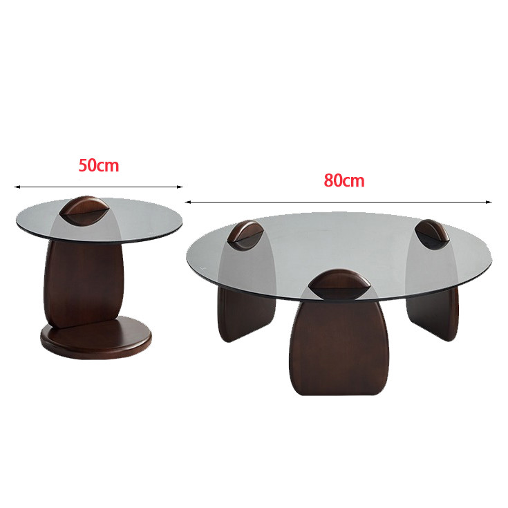 Functional Glass Top Combination Coffee Table OEM ODM