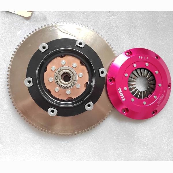 Buy cheap SWAG 5.5'' 4140 Steel Triple Plate Racing Clutch Kits for Mitsubishi Lancer 4G93 from wholesalers