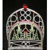 Buy cheap red and green castle pageant crowns christmas pageant crowns and tiaras wholesale pageant supplier pai crown jewelry from wholesalers