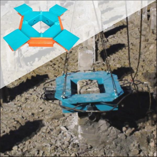 Quality Cutting concrete pile head machine BYP500S Concrete foundation pile Hydraulic pile breaker for sale
