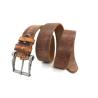 Buy cheap Custom Full Grain Western Leather Belt For Male 100-140cm Length Soft from wholesalers
