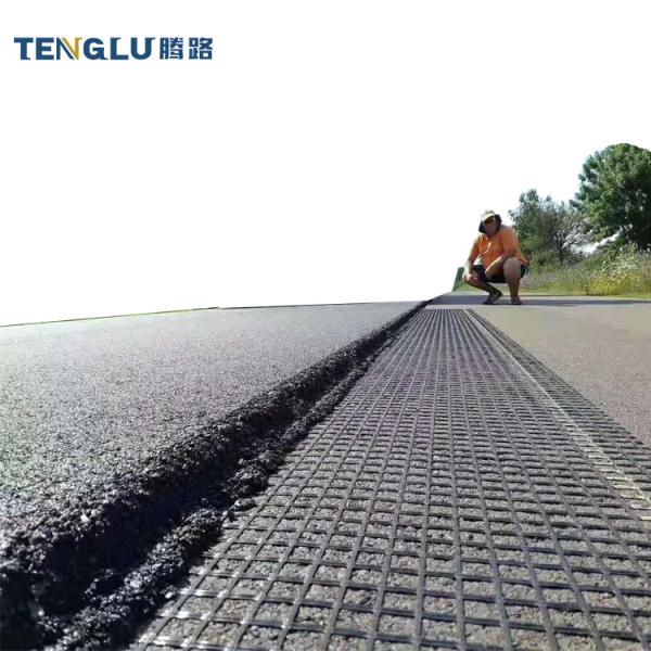 Industrial Fiberglass Geogrid for Soil Stabilization 100% Material 100KN 150KN 1