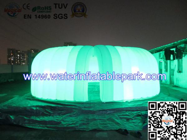Buy cheap Colorful Fences Marquee Inflatable Lighting Tent 8m x 7m CE / UL / SGS from wholesalers